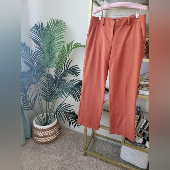 The Limited Orange Wide Leg Zip Up Women's Trouser Pant Size 6 Regular - Picture 1 of 7